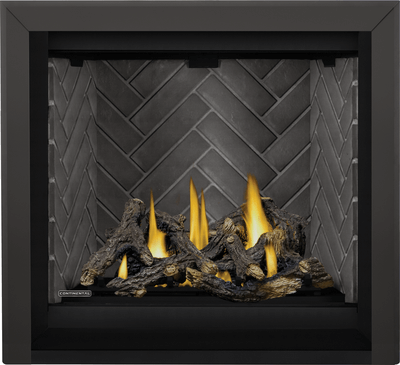 CAX36 — 36" Premium Traditional Bay-Front Gas Fireplace by Continental Comfort