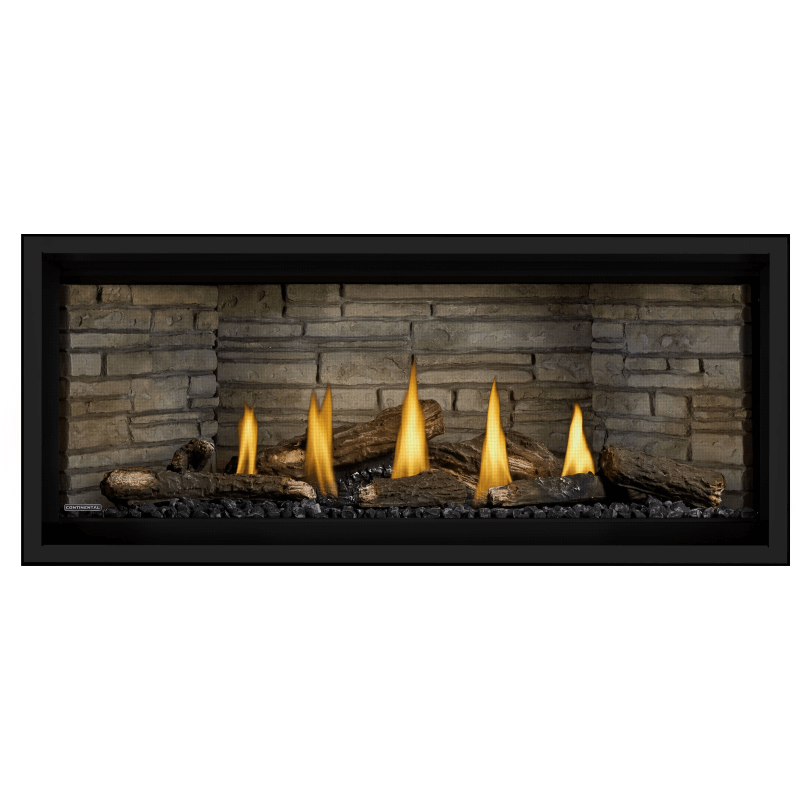 CBLX46 — 46" Premium Linear Gas Fireplace by Continental Comfort