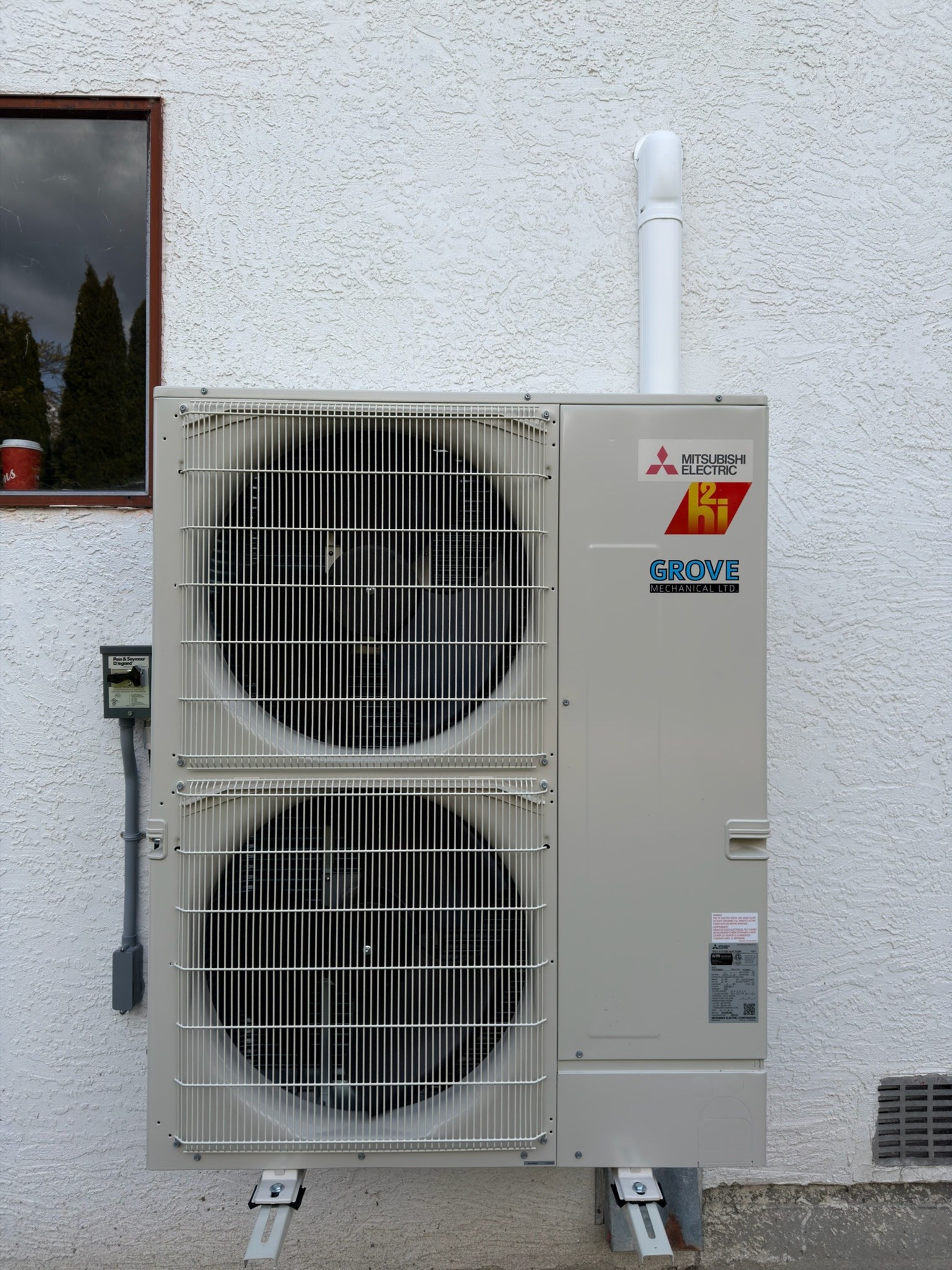Mitsubishi Electric Hyper Heat unit installed by Grove Mechanical