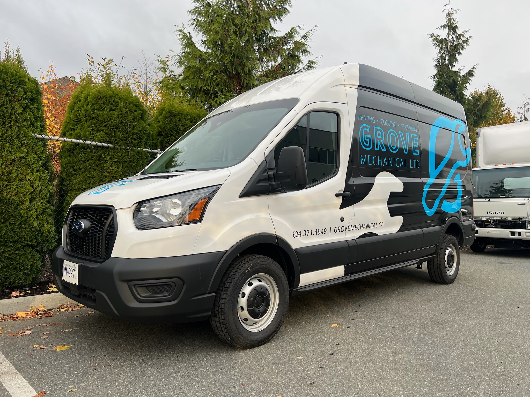 Grove Mechanical branded service van